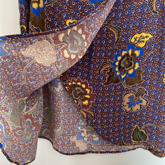 Sezanne flowy midi skirt EU 40 floral bohemian pattern - Picture 6 of 8